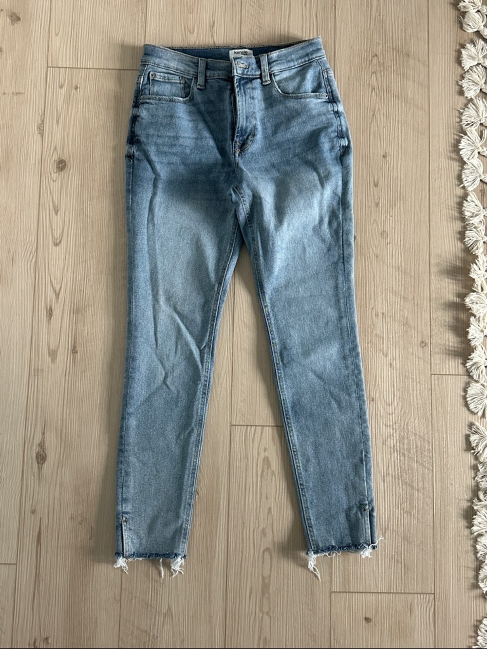 Light Blue Women's High-Rise Slim Jeans